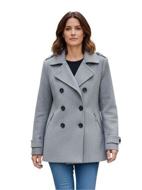 Rue21 Women's Classic Gray Pea Coat